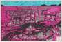 Grayson Perry: Our Town (fuchsia & blue) - Signed Print