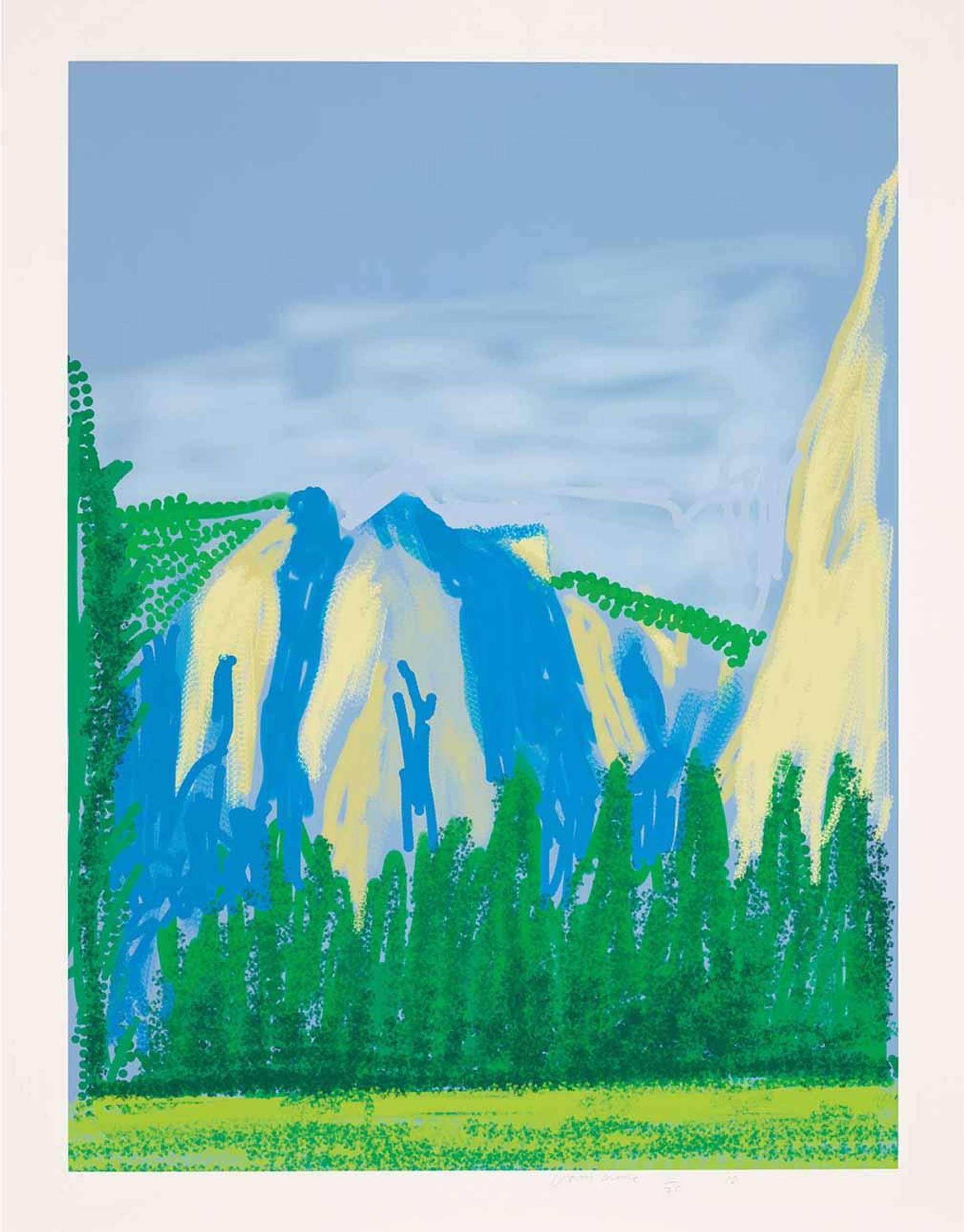 The Yosemite Suite 2 - Signed Print by David Hockney 2010 - MyArtBroker
