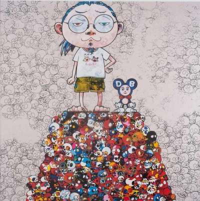 DOB And Me: On The Red Mound Of The Dead - Signed Print by Takashi Murakami 2013 - MyArtBroker