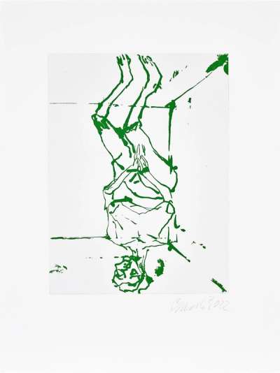 Serpentine (Green) - Signed Print by Georg Baselitz 2022 - MyArtBroker