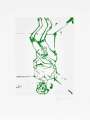 Georg Baselitz: Serpentine (Green) - Signed Print