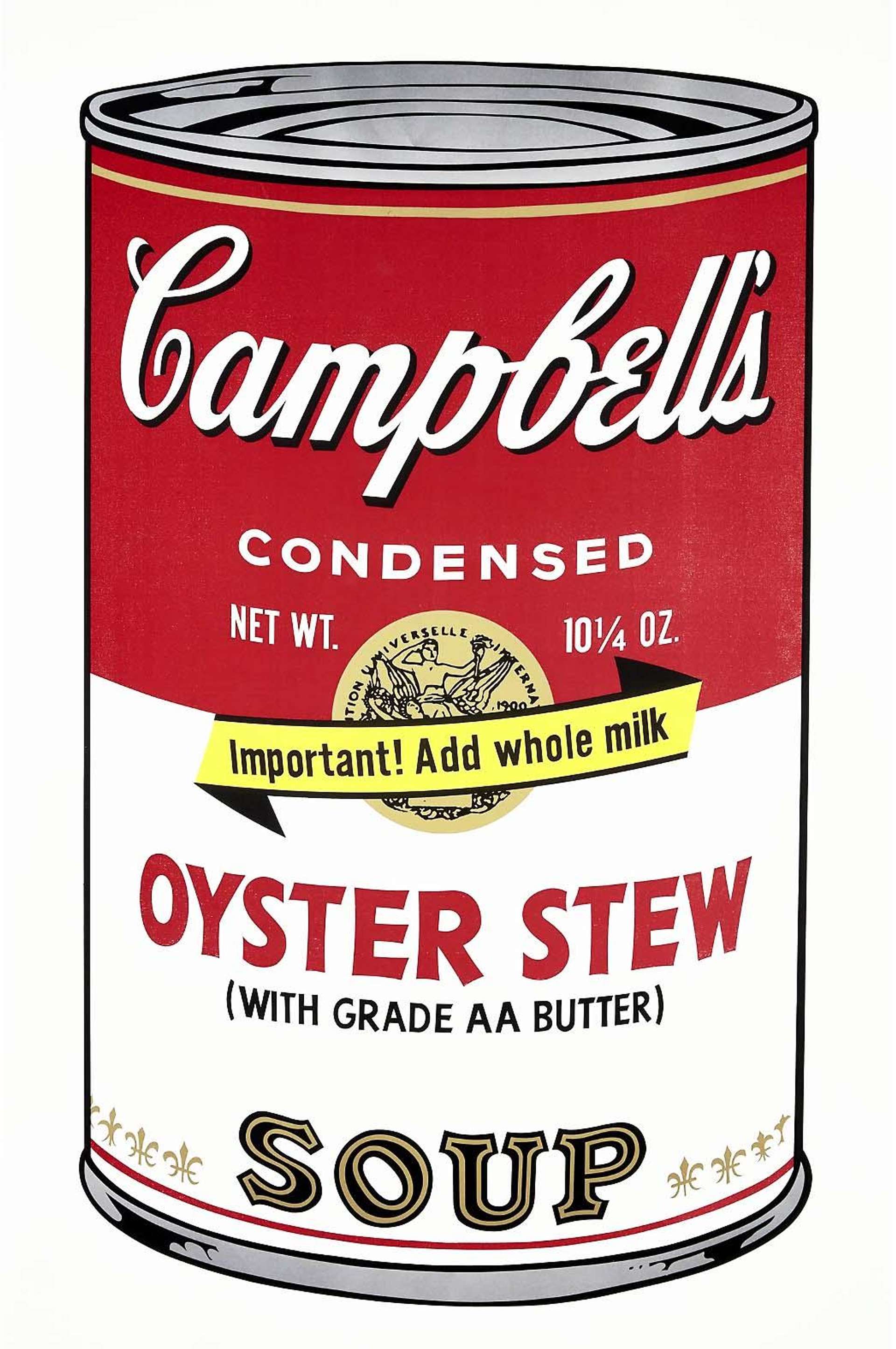 Andy Warhol: Campbell Soup II, Oyster Stew (F. & S. II.60) - Signed Print
