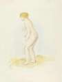 Pierre Auguste Renoir: Baigneuse Debout, En Pied - Signed Print