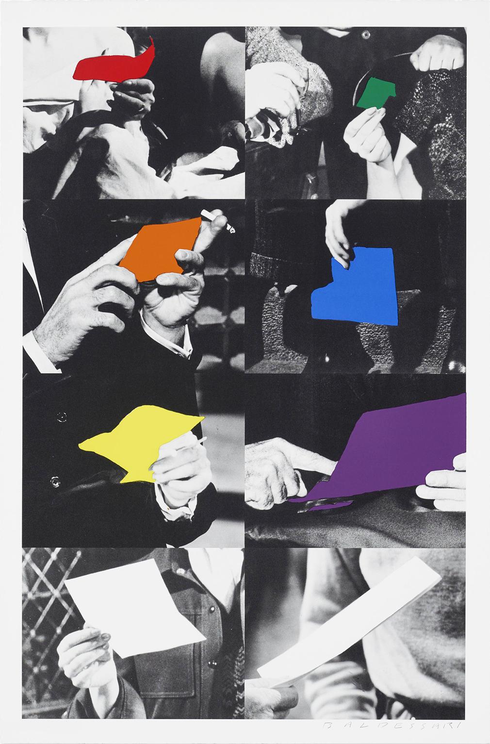 John Baldessari Six Colourful Gags (Male) (Signed Print