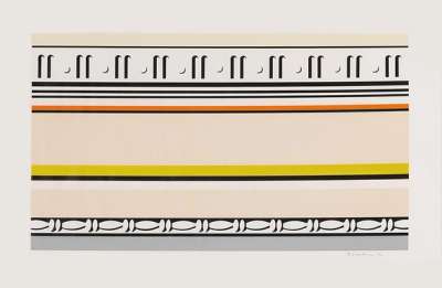 Entablature VIII - Signed Print by Roy Lichtenstein 1976 - MyArtBroker