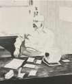 Sidney In His Office - Signed Print