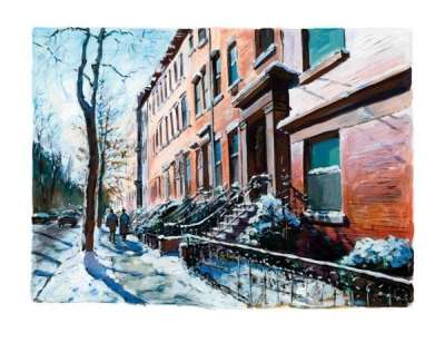 Brooklyn Heights (2017) - Signed Print by Bob Dylan 2023 - MyArtBroker