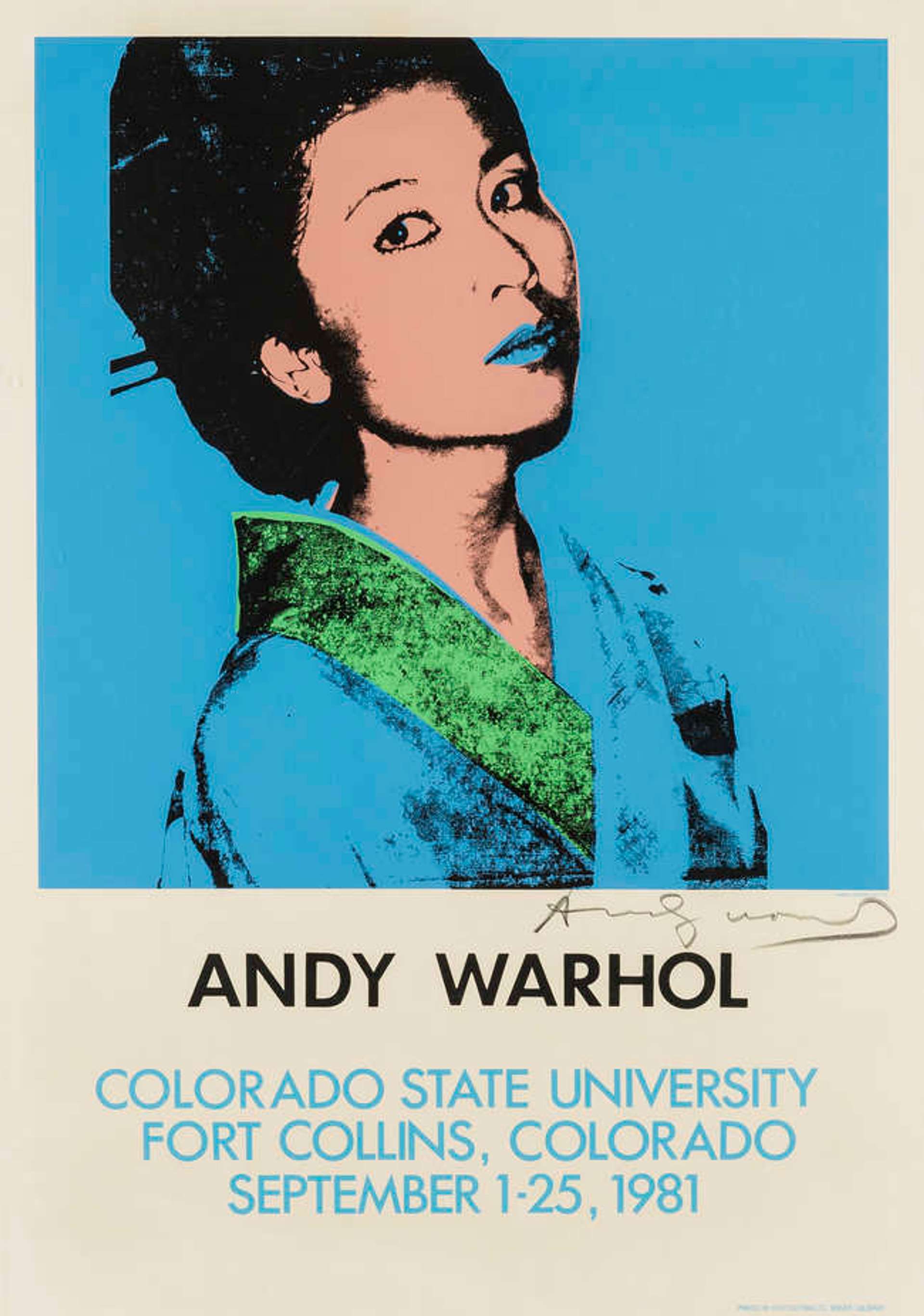 Image © Forum Auctions / Kimiko Powers Poster by Andy Warhol - MyArtBroker