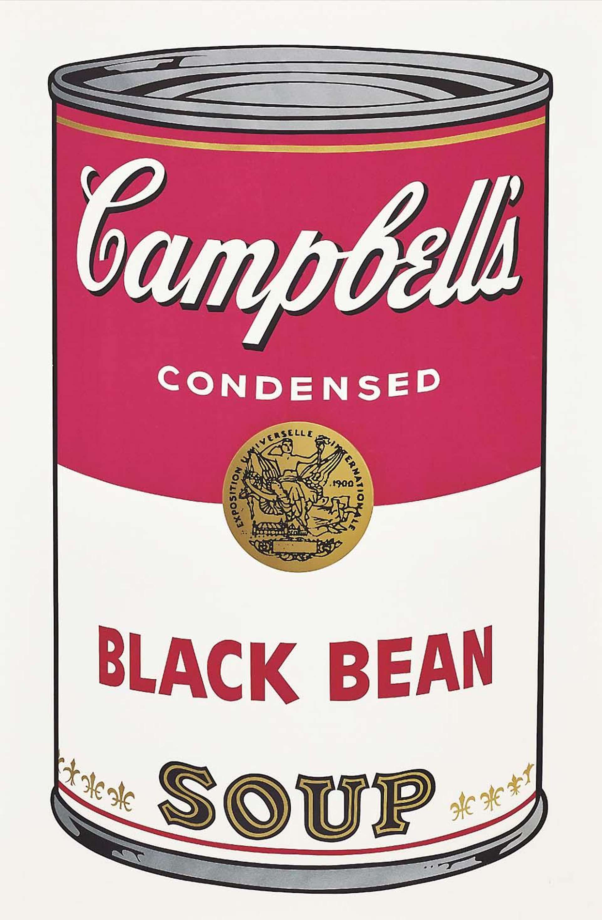 Andy Warhol: Campbell’s Soup I, Black Bean (F. & S. II.44) - Signed Print
