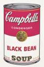 Andy Warhol: Campbell's Soup I, Black Bean (F. & S. II.44) - Signed Print