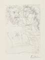 Pablo Picasso: Vieux Sculpteur Au Travail II (La Suite Vollard) - Signed Print