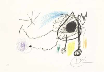 Sobreteixims I Escultures - Signed Print by Joan Miró 1972 - MyArtBroker