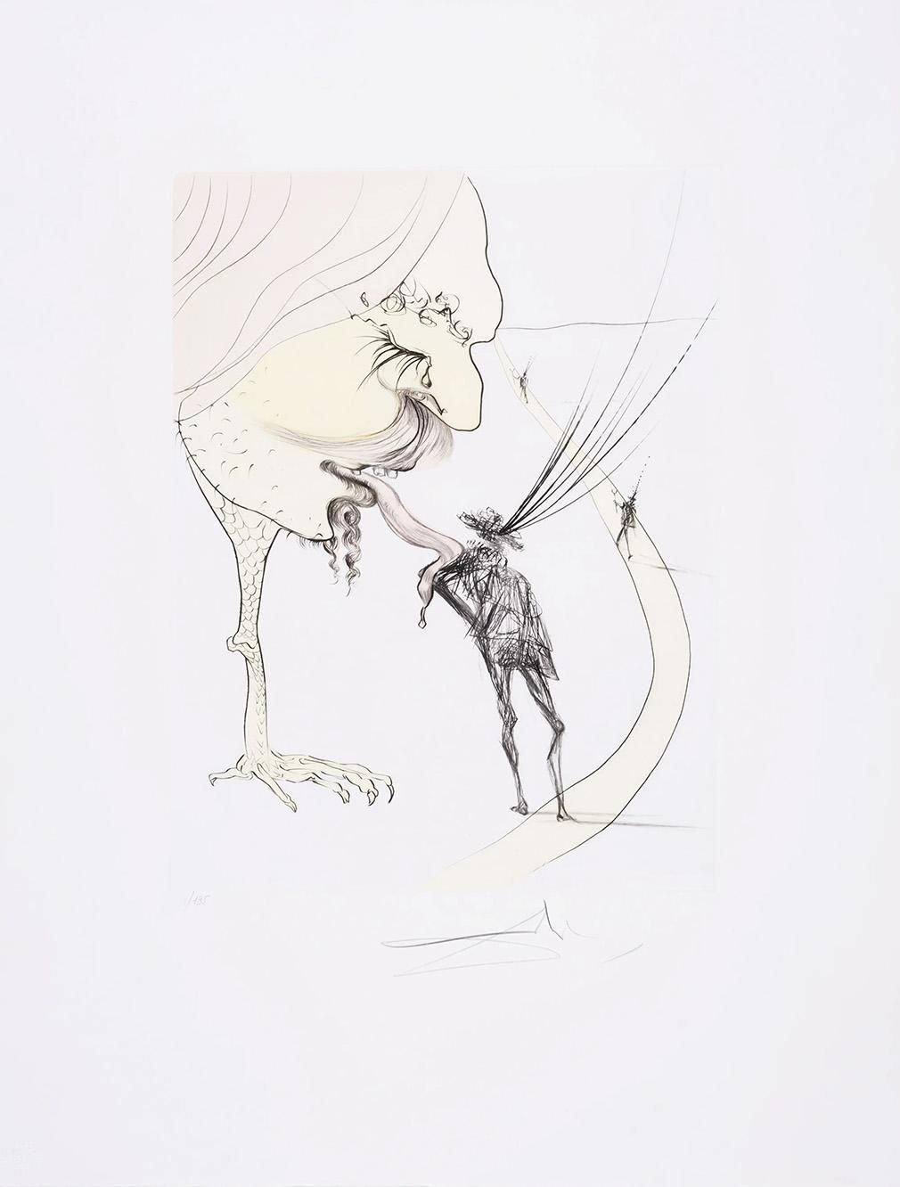 Salvador Dali Le Tricorne (portfolio) (Signed Print) 1958