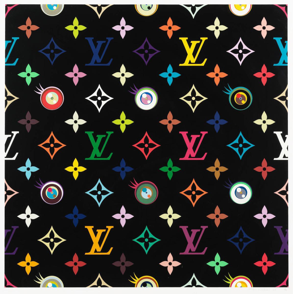 Takashi Murakami Eye Love Superflat (black) (Signed Print) 2003 | Buy ...