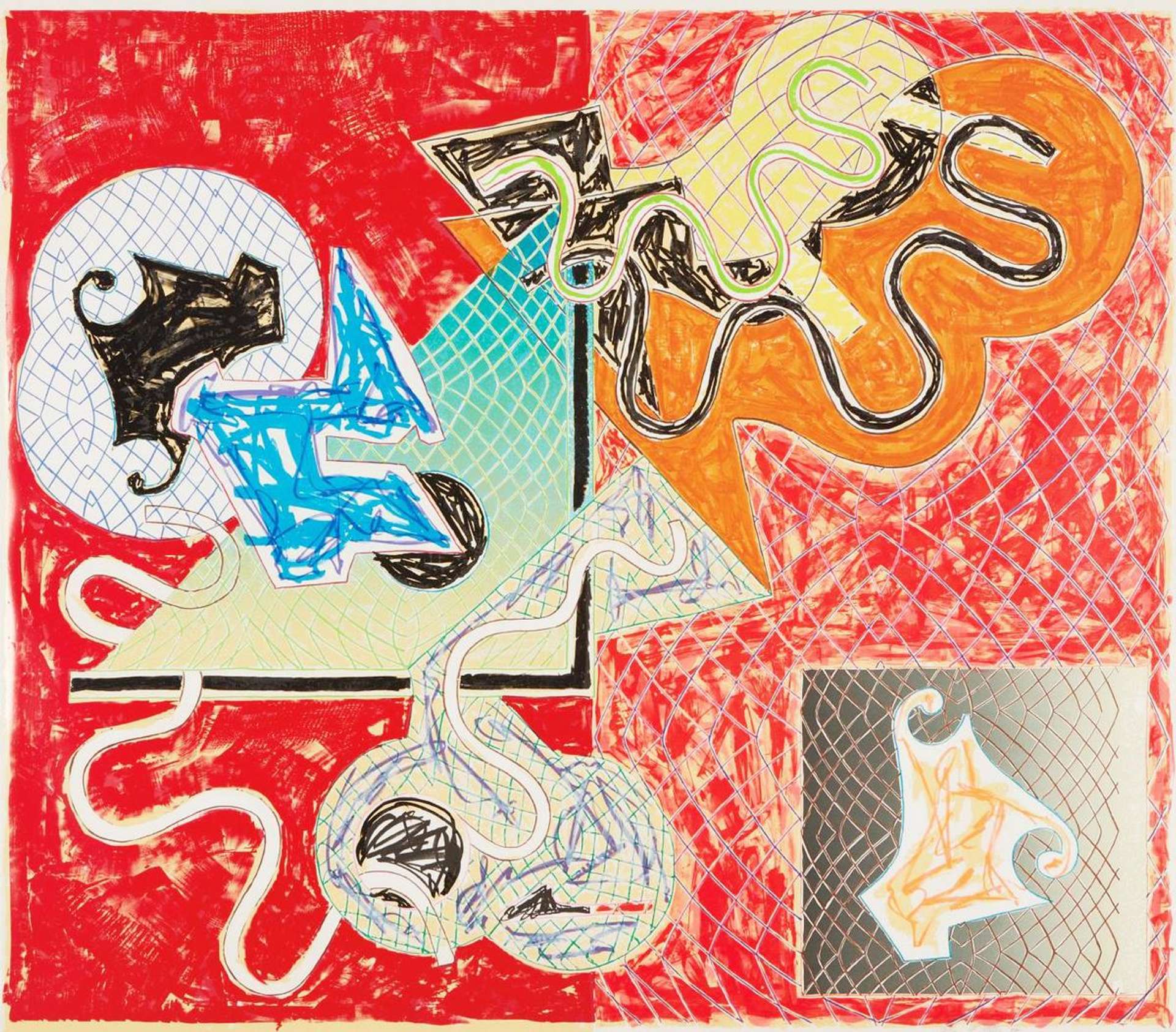 Frank Stella: Shards IV - Signed Print