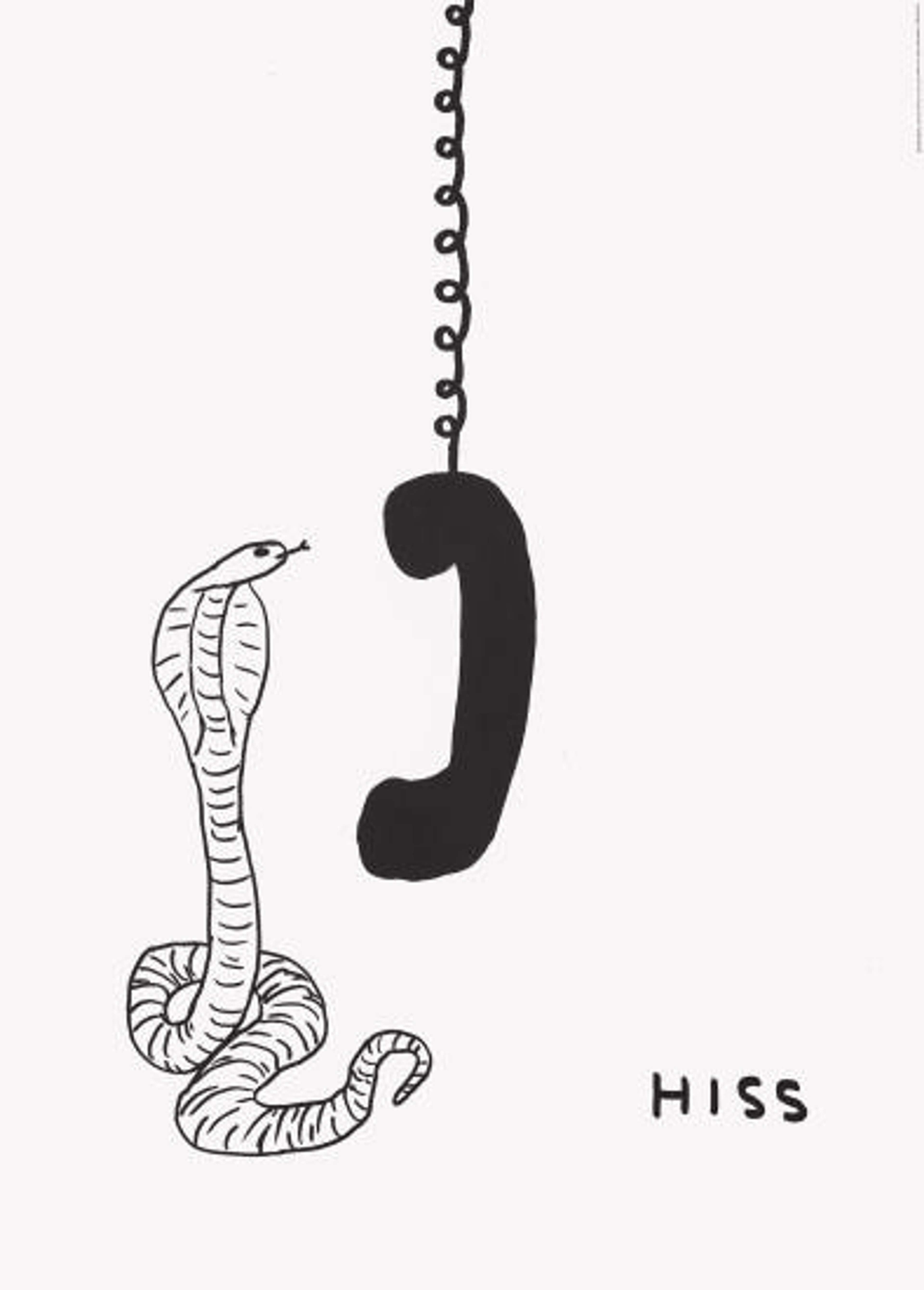 Hiss - Unsigned Print by David Shrigley 2020 - MyArtBroker