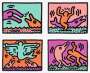 Keith Haring: Pop Shop Quad V - Unsigned Print