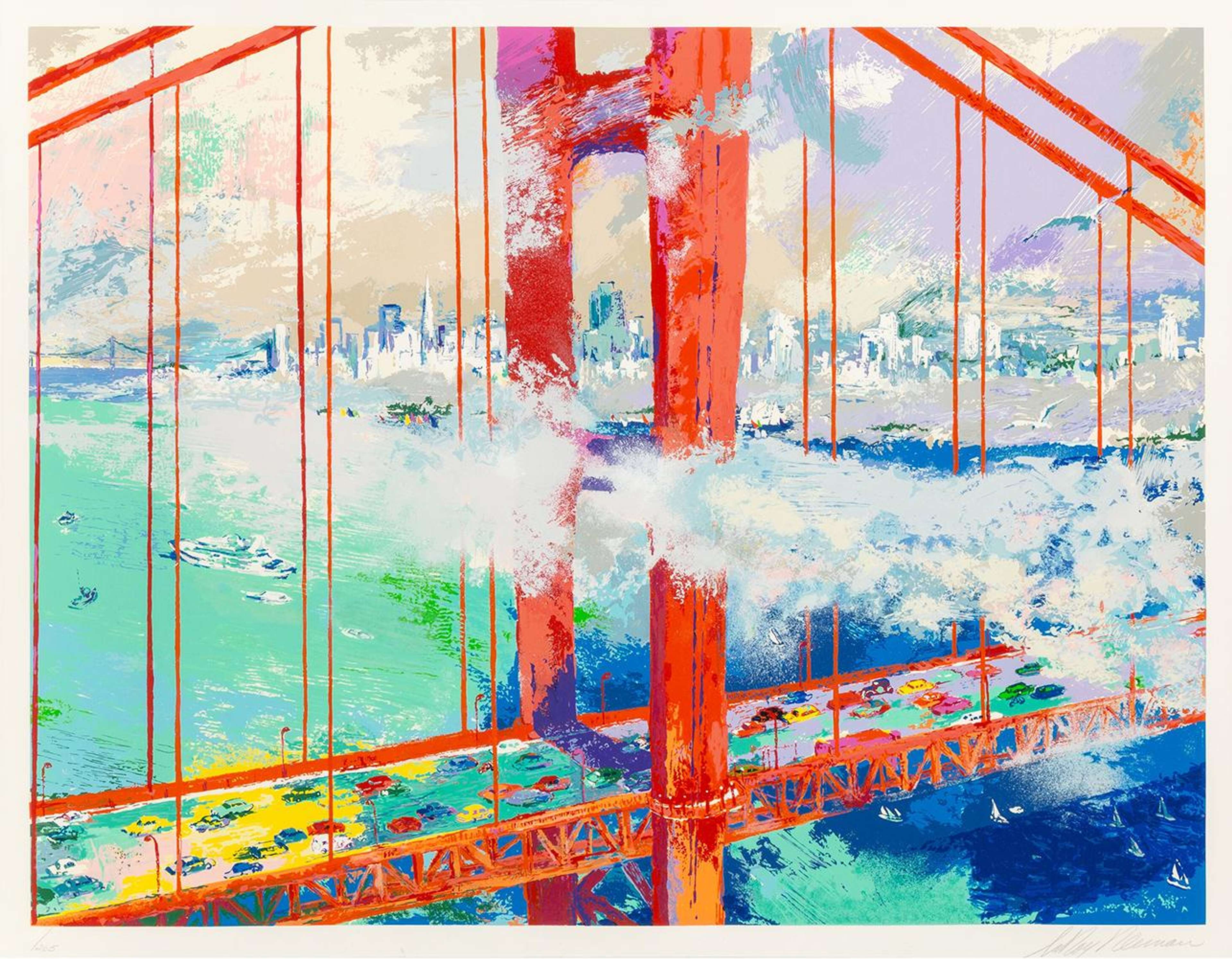 San Francisco By Day - Signed Print by Leroy Neiman 1991 - MyArtBroker