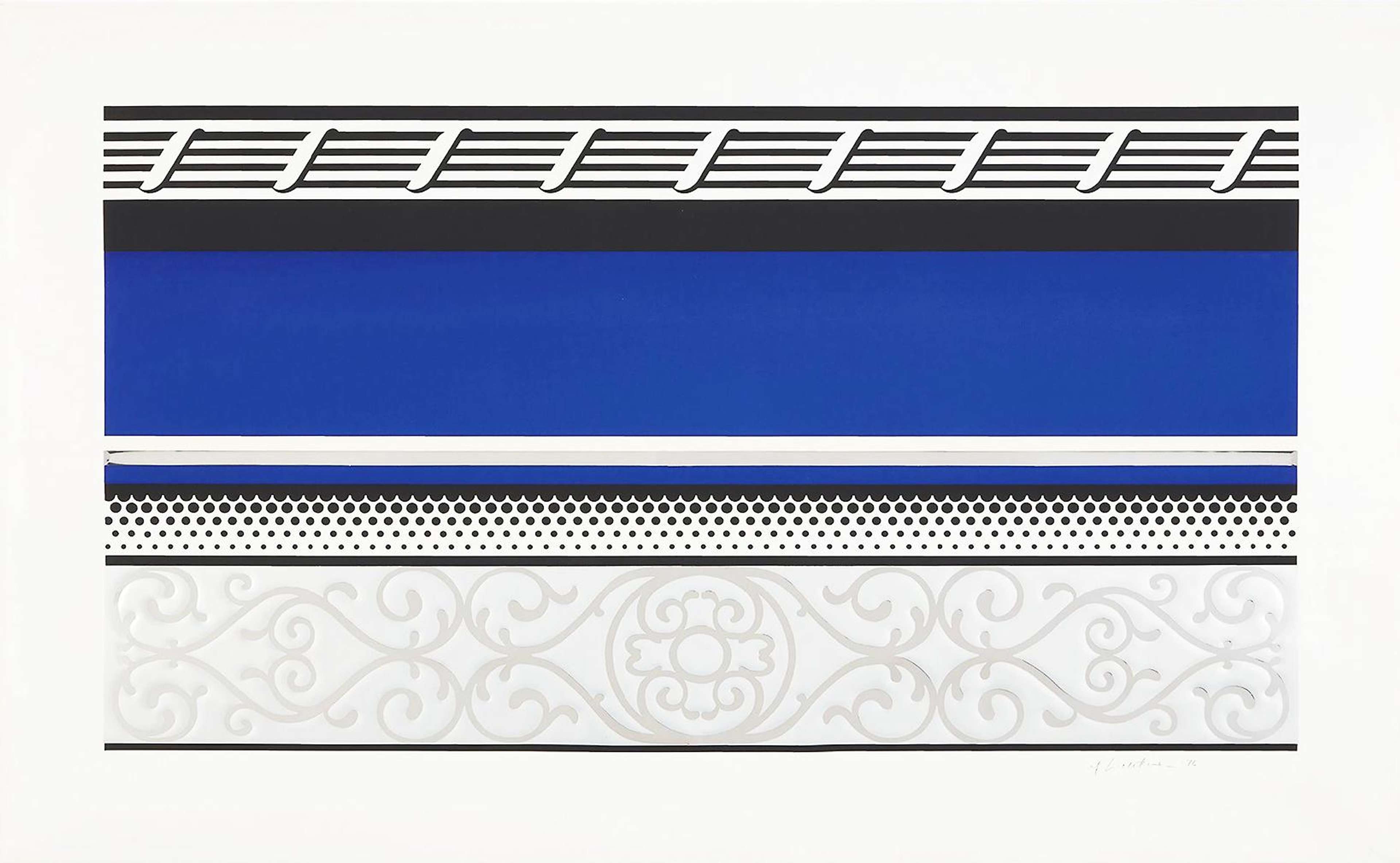 Entablature VII - Signed Print by Roy Lichtenstein 1976 - MyArtBroker