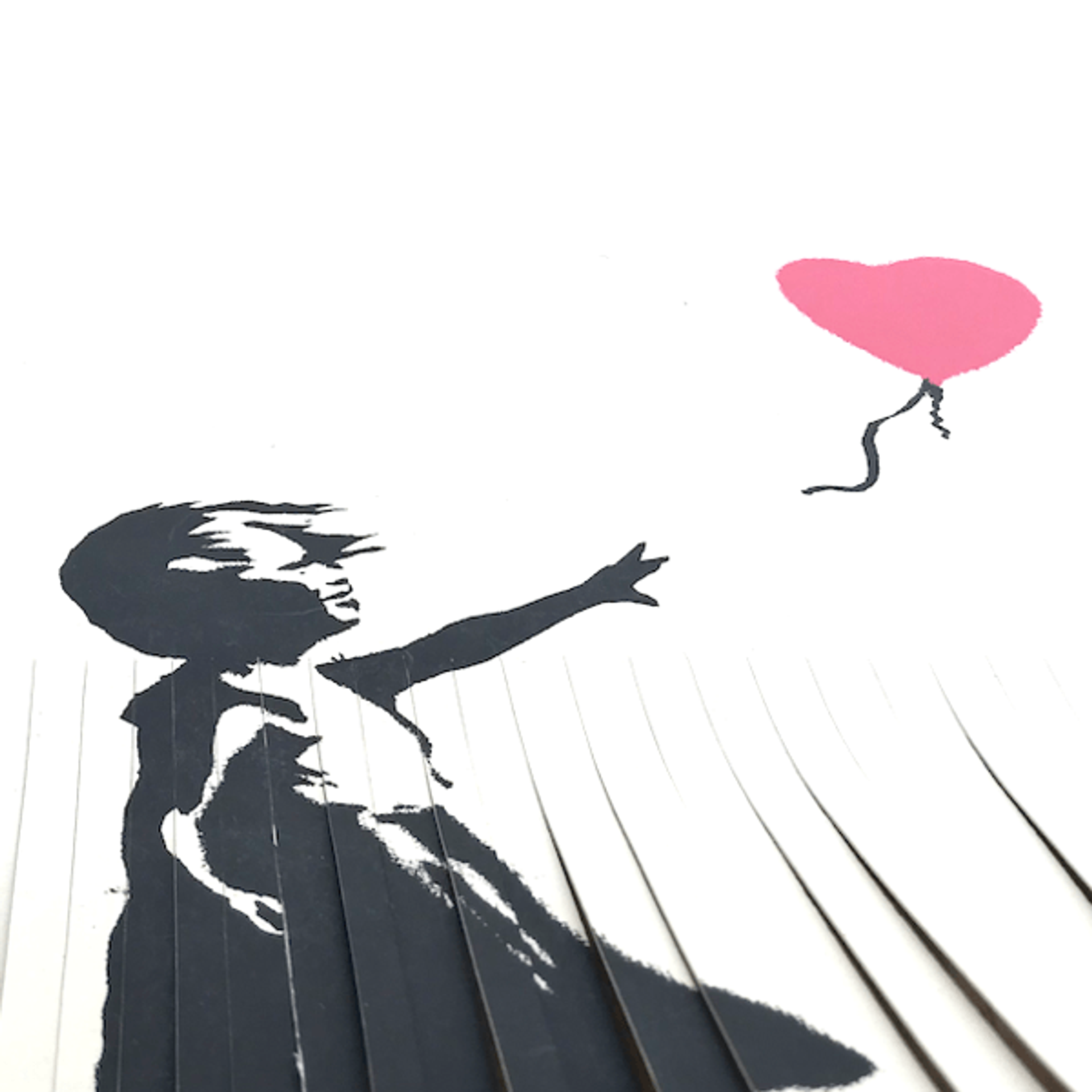 Shredded Girl With Balloon by Banksy