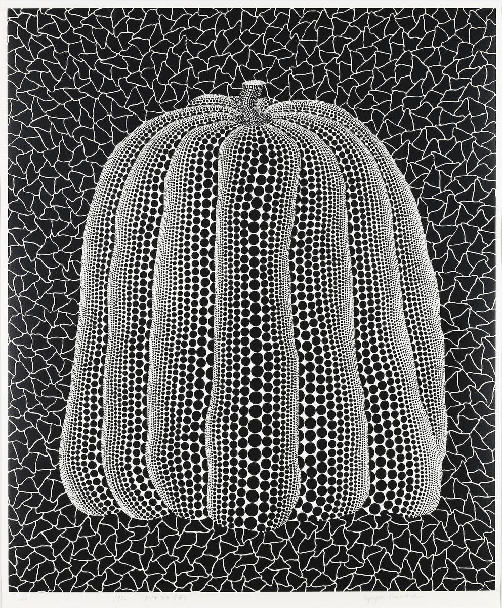 Yayoi Kusama Pumpkin (white T) (Signed Print) 1992 | MyArtBroker