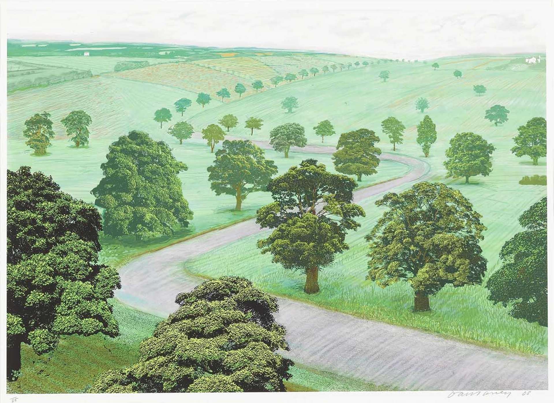 Green Valley by David Hockney