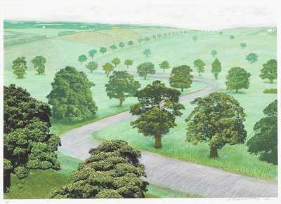 David Hockney: Green Valley - Signed Print