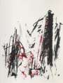 Joan Mitchell: Arbres (black and red) - Signed Print