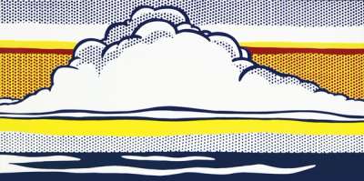 Cloud And Sea - Signed Ceramic by Roy Lichtenstein 1964 - MyArtBroker