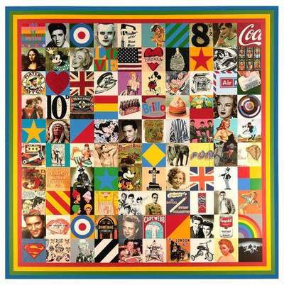 100 Sources Of Pop Art - Signed Print by Sir Peter Blake 2014 - MyArtBroker