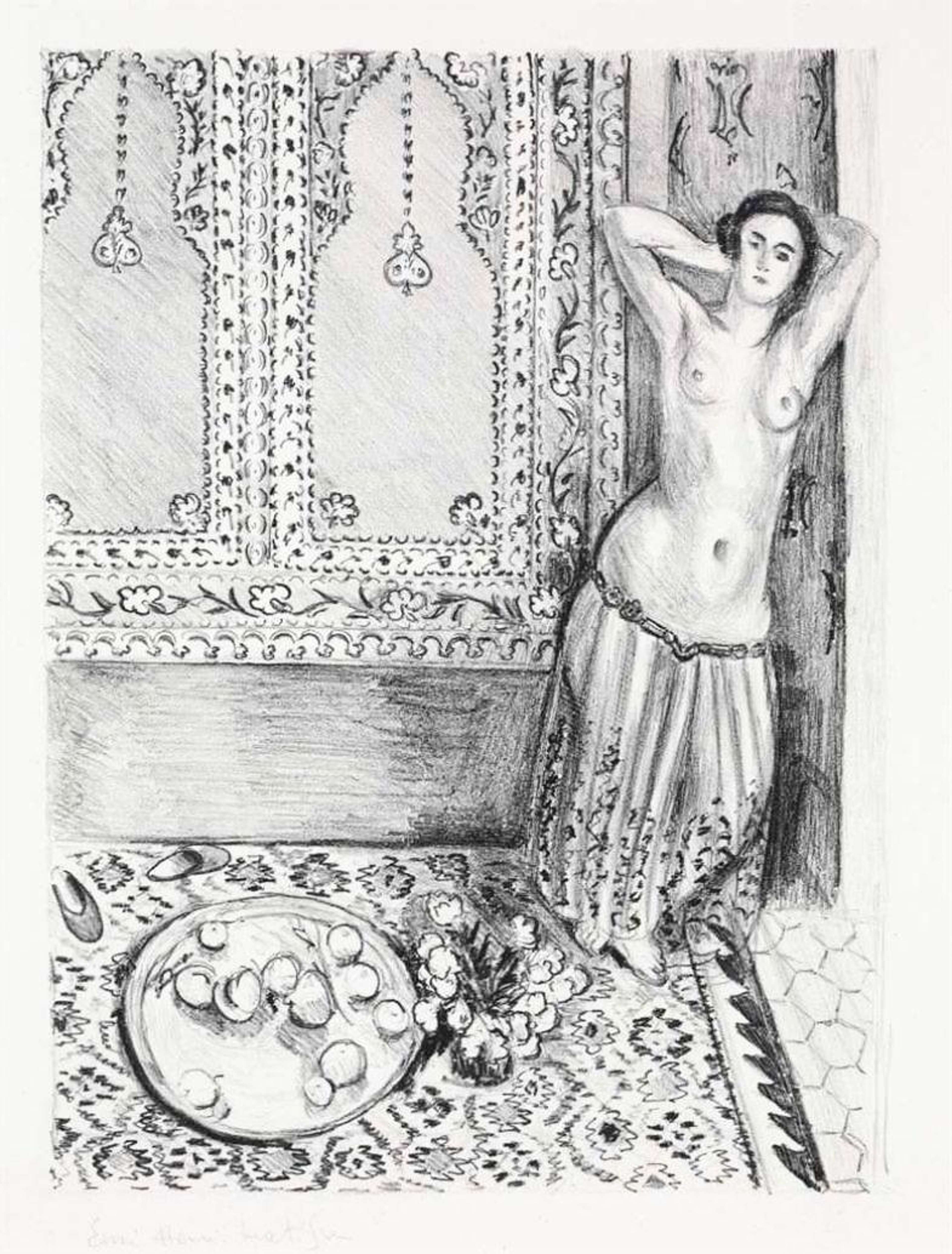 Odalisque Debout Au Plateau De Fruits - undefined by Henri Matisse 1924 - MyArtBroker