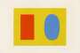 Ellsworth Kelly: Orange And Blue Over Yellow - Signed Print