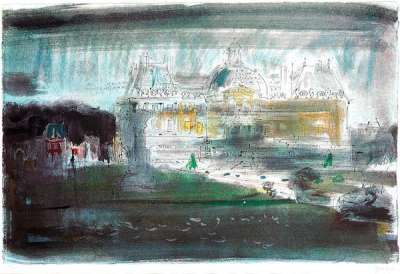 Vaux-le-Vicomte - Signed Print by John Piper 1972 - MyArtBroker