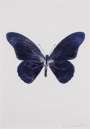 Damien Hirst: The Souls IV (imperial purple, cornflower blue, silver gloss) - Signed Print