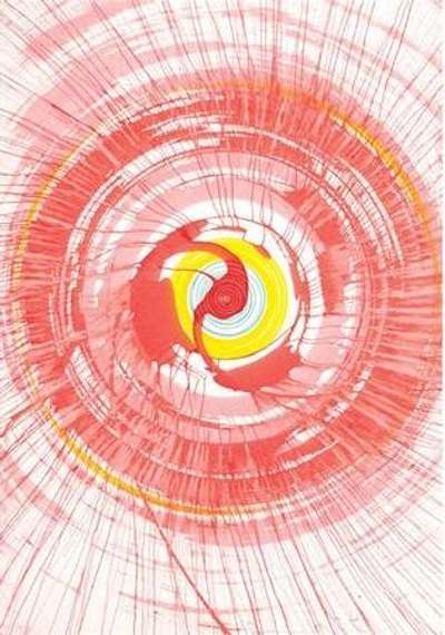 Damien Hirst: Untitled (Spin Painting) - Signed Mixed Media
