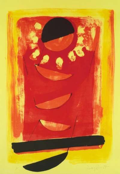 Red Yellow And Black - Signed Print by Sir Terry Frost 1997 - MyArtBroker