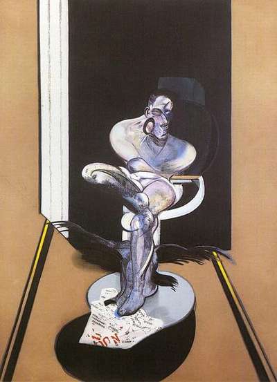 Seated Figure 1977 - Signed Print by Francis Bacon 1992 - MyArtBroker