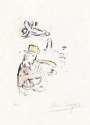 Marc Chagall: Le Roi David - Signed Print
