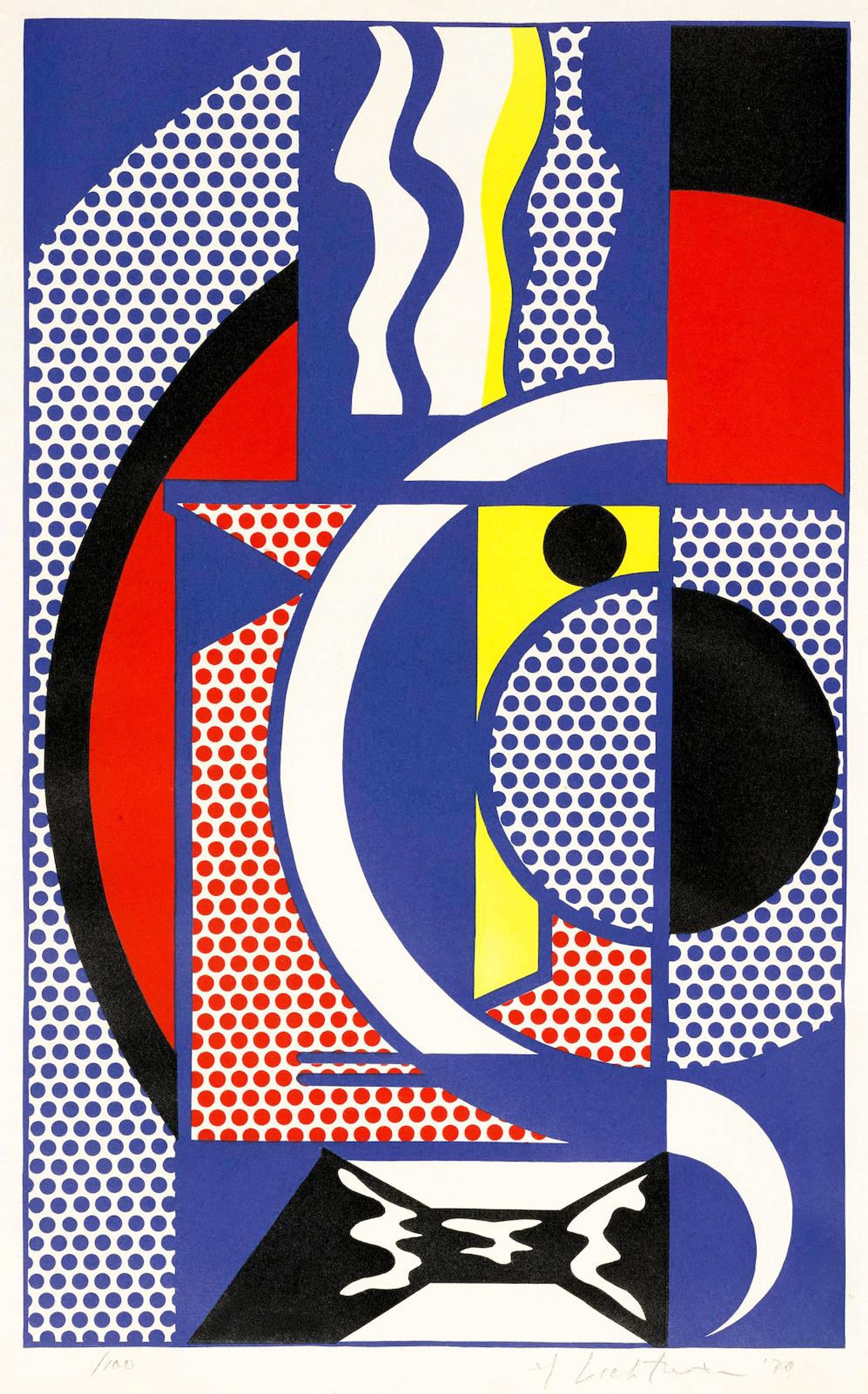 Modern Head #1 - Signed Print by Roy Lichtenstein 1970 - MyArtBroker