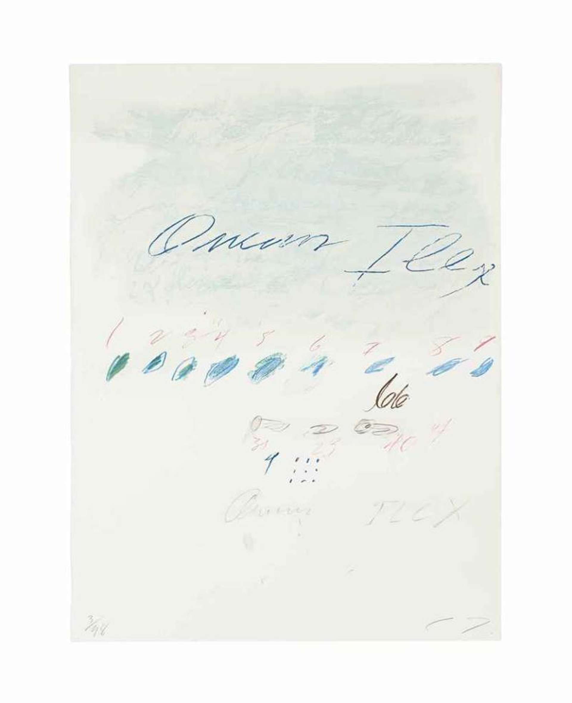 Quercus Ilex - Unsigned Print by Cy Twombly 1975 - MyArtBroker