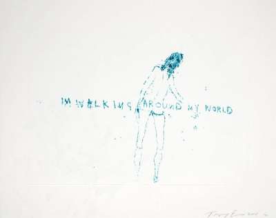 Walking Around My World - Signed Print by Tracey Emin 2011 - MyArtBroker