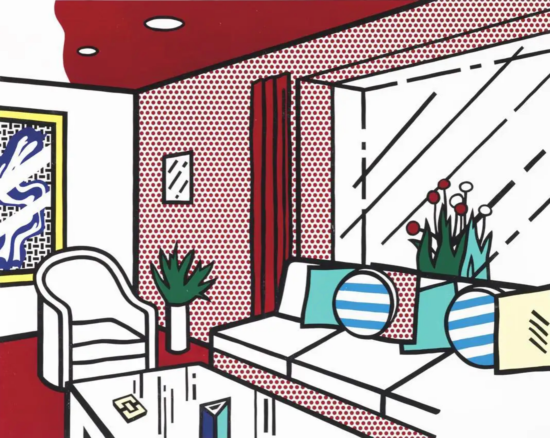 Living Room © Roy Lichtenstein, 1990
