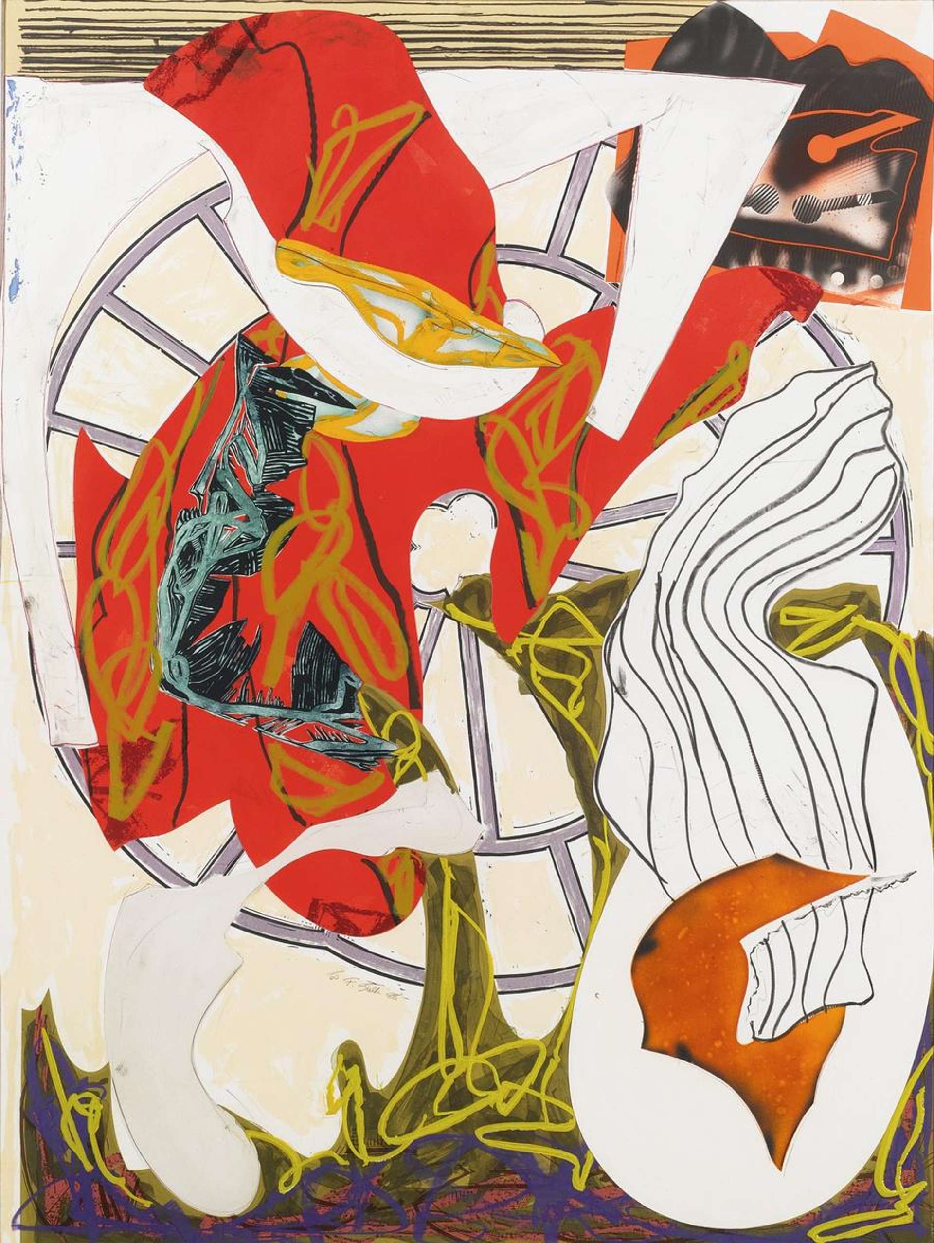 A Squeeze Of The Hand - Signed Print by Frank Stella 1988 - MyArtBroker