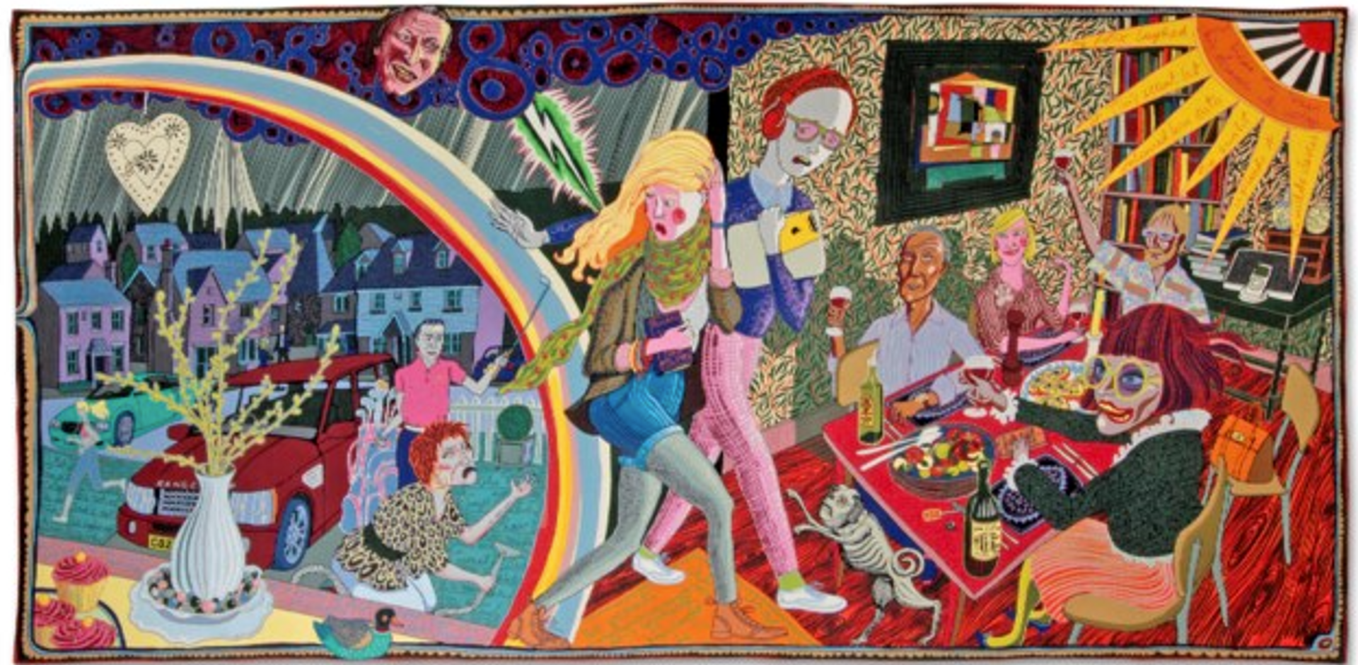 Expulsion from Number 8 Eden Close (from The Vanity of Small Differences) by Grayson Perry - Christie's 2023