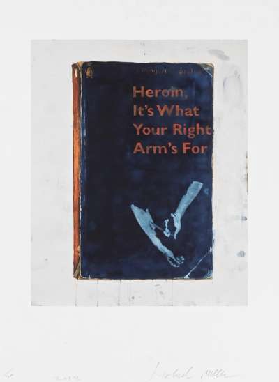 Harland Miller: Heroin, It’s What Your Right Arm’s For - Signed Print
