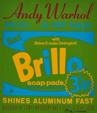Andy Warhol: Brillo (Pasadena Art Gallery Poster) - Signed Print