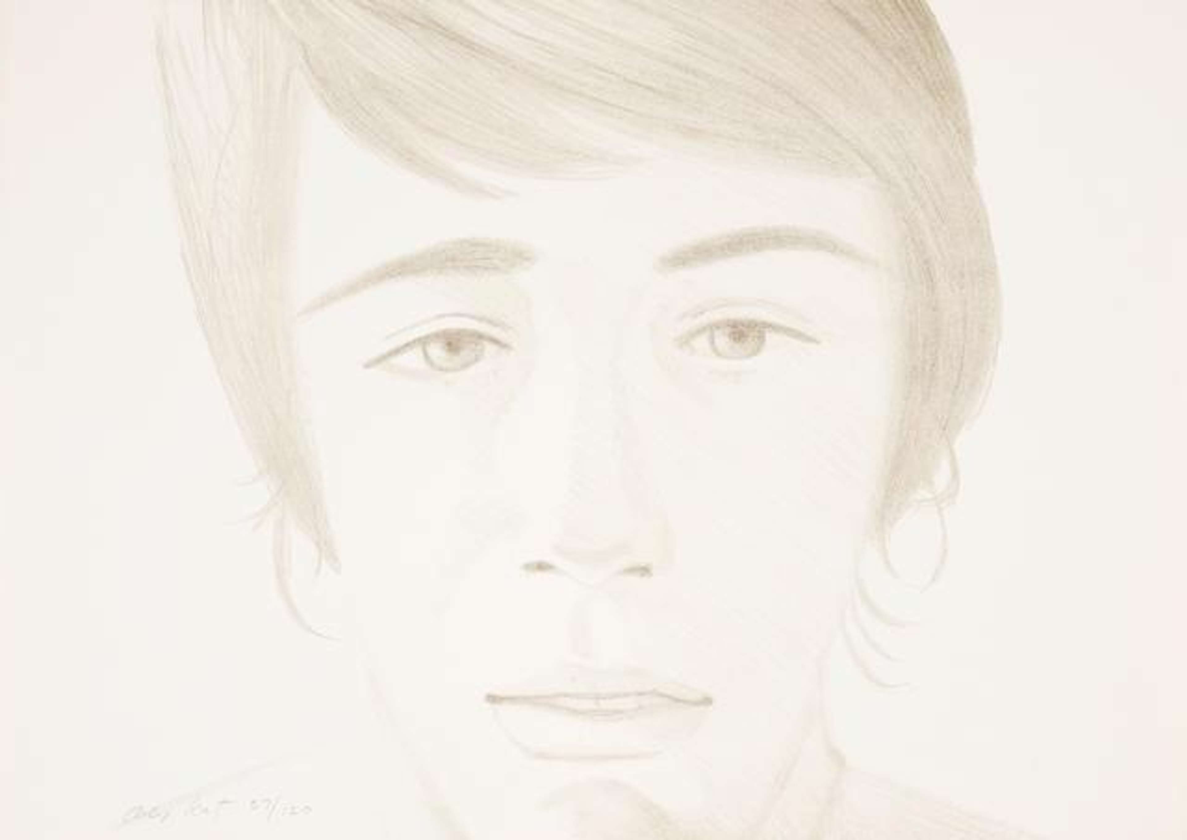 Vincent - Signed Print by Alex Katz 1972 - MyArtBroker