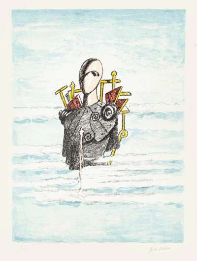 Trovatore Tra Le Nubi - Signed Print by Giorgio De Chirico 1973 - MyArtBroker