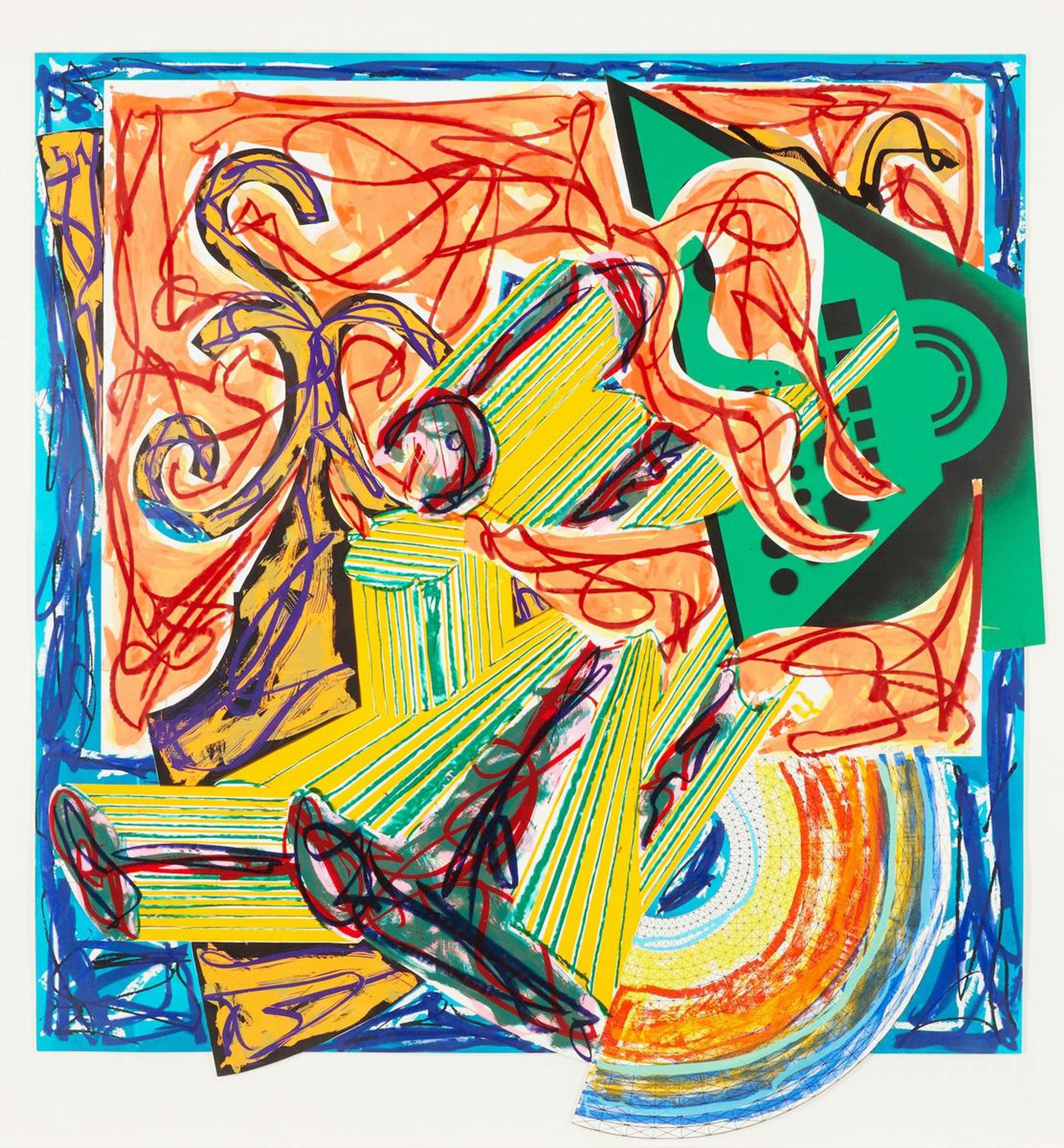 Then The Butcher Came And Slew The Ox - Signed Print by Frank Stella 1984 - MyArtBroker