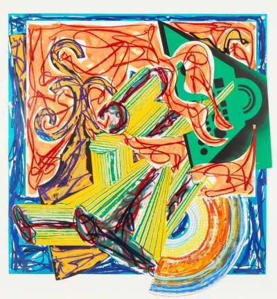 Then The Butcher Came And Slew The Ox - Signed Print by Frank Stella 1984 - MyArtBroker